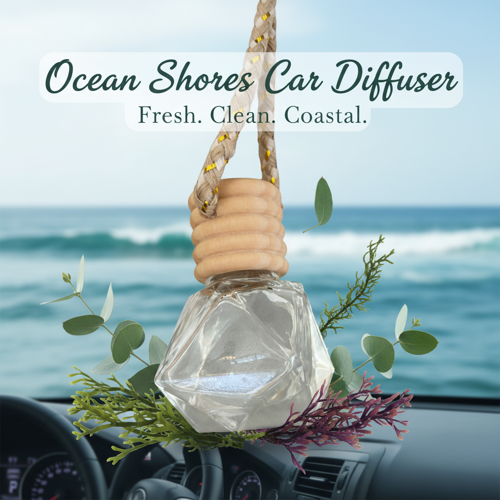 Ocean Shores Car Diffuser Promotional Ad