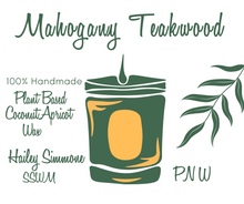 Load image into Gallery viewer, Mahogany Teakwood Candle
