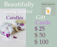 Hailey Simmone Simply Scented Wix and More Gift Card